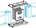 Junction block, Canalis KTA, single reference, 2500A, aluminium conductors, 3L+N+PE KTA2500YA4 | 3606485018324