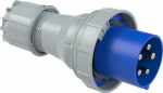 CEE Industrial plug 5x125A (3P+N+PE) 9h IP67 POWER TWIST blue/grey 045-9 | 9003399041136