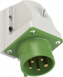 CEE-wall mounted plug 5x16A (3P+N+PE) 10h IP44 green 515-10 | 9003399058639