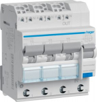 3x1P+N 6kA B 10A 30mA Type A QC/QBB Residual Current Breaker with Over-Current (RCBO) ADZ310D | 3250611020134