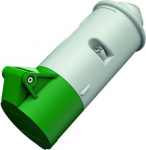 Connector 3x32A 4h 50V 100-200Hz IP44 green 703A | 4015394005384