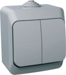 2-klahviga l&uuml;liti IP44 hall Cedar Plus WDE000650 | 3303432400170