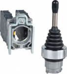 Joystick controller &Oslash;22 4-direction stay put 1NO per direction. range of product: Harmony XB4 - product or component type: complete joystick controller - device short name: XD4 - fixing collar material: zamak - mounting diameter: 22 mm - contacts typ ...