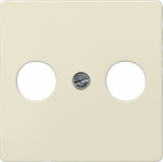 TV cover plate, electrical white, Delta I-System 5TG2591 | 4001869045290