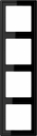 4-gang frame, black, LS990 LS984SW | 4011377868908