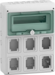 Mureva Consumer unit 12 mod., 6 open. IP65 340x460x160mm 13181 | 3303430131816