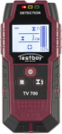 Digital wall scanner Testboy TV 700, metal detection up to 80 mm, live wires up to 50 mm, backlit LCD, red/black 61707000 | 4028532207007