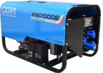 Professional gasoline generator, E-version, GX390 230V 7kVA 6.3kW (PRP); 7.7kVA 6.9kW (STBY); 15lt PR7000E