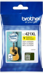 Brother LC421XLY Ink Cartridge, Yellow | Brother LC421XLY | Ink Cartridge | Yellow LC421XLY | 4977766810432
