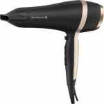 Remington Salon Smooth Hair Dryer Gift Set | D6940GP | 2100 W | Number of temperature settings 3 | Ionic function | Diffuser nozzle | Black D6940GP | 5038061135459