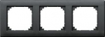 3 set frame, anthracite, IP20 Merten M-Plan 486314 | 4011281895366