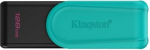 Kingston USB Flash Drive | DataTraveler Exodia S | 128 GB | USB Type-A | Black/Turquoise DTXS/128GB | 740617348699