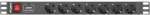 Lanberg Power Distribution unit (PDU) 19" 1U 16A 2m 7X Schuko oulets | PDU-07F-0200-BK PDU-07F-0200-BK | 5901969414479