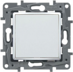 Arteor adaptor and blanking plate - screw mounting - white 665195 | 3245066651958