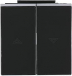 Color: Soft Black   Rocker for blind switch/push-button code: 8144 & 8144.1 2CLA854400A1501 | 8427238136059