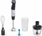 TEFAL | HB67E830 Quickchef+ | Hand Blender | 1000 W | Hand Blender | Number of speeds 20 | Turbo mode | Ice crushing | Black/Stainless Steel HB67E830 | 3016667291764
