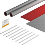 Bandāžu komplekts saules baterijam 550x880, pelēks / sarkans 7203154 | 4012195921868