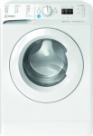 INDESIT | Washing machine | BWSA 61294 W EU N | Energy efficiency class C | Front loading | Washing capacity 6 kg | 1151 RPM | Depth 42.5 cm | Width 59.5 cm | Display | Big Digit | White BWSA 61294 W EU N | 8050147661536