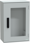 Wall mounted polyester enclosure, Thalassa PLM, glazed door, with handle, 647x436x250mm, IP66, IK08, NSYPLM64TVG | 3606480776670