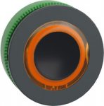 Head for illuminated push button, Harmony XB5, plastic, orange flush mounted, 30mm, universal LED, i ZB5FW953 | 3606481340498