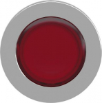 Head for pilot light, Harmony XB4, flush mounted, red, 30mm, with plain lens, universal LED ZB4FV043 | 3606489582555