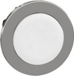 Head for non illuminated push button, Harmony XB4, flush mounted white projecting pushbutton push ZB4FH1 | 3606489581671