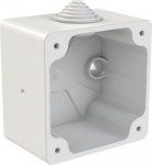 Wall/surface-mounted box 75x75, IP44, 1 nipple 80100 | 9003399493980