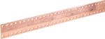 Perforated copper rail, quadro.system, M10 80x5 L1750 mm UC966 | 3250616139664