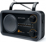 Muse | 2-bands portable radio | M-06DS | AUX in | Grey M-06DS | 3700460206437