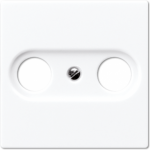 Cover plate TV/FM, white, antibacterial AS 500 ABA561PLTV | 4011377306851