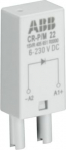CR-P/M 42 Pluggable module diode and LED red, 6-24VDC, A1+, A2- 1SVR405652R0000 | 4013614373848