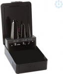 HSS step drill set 4-piece 4-3 231327 | 4011923084806