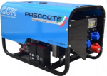 Professional gasoline generator, E-version, GX270 400V 5kVA 4kW (PRP); 5.5kVA 4.8kW (STBY); 15lt PR5000TE