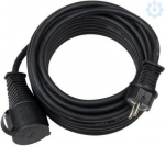 Extension cable, 1-socket, 25 m H07RN-F 3G2,5 black, IP44 1166820 | 4007123019731