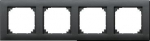 4 set frame, anthracite, IP20 Merten SystM M-Plan 486414 | 4011281895397