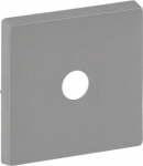 Cover plate Valena Life - energy saving switch - aluminium 754712 | 3414970460035