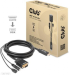 CABLE HDMI TO VGA 2M/M/M CAC-1712 CLUB3D CAC-1712 | 8719214472221