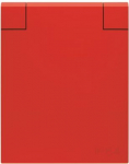 Color: Red.   16 A ; 250 V~.   Support for waterproof socket IP54 IK08.   For panels.   Child protection.   Lid with 180&ordm; opening angle.   UNE 20315 /IEC 60884-1. 2CLA328800A7001 | 8427238197234