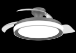 Fan Ceiling Light Bliss, 28+35 W, 2700-6500K, 4500lm, IP20, black 929004749701 | 8721103096050