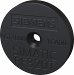 SIMATIC RF300 Transponder RF320T button, 20 byte EEPROM, IP67, -25 to +125 &deg;C, D= 27x 4 mm, Minimum ordering quantity 20 units 6GT2800-1CA00 | 4025515142454