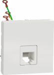 New Unica - telephone socket - 1 x RJ12 - 2 m - white NU349718 | 3606489467043