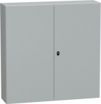 Spacial S3D 2 plain door w/o mount.plate. H1200xW1200xD300 IP55 IK10 RAL7035.. range of product: Spacial S3D - device application: multi-purpose - product or component type: compact enclosure - enclosure nominal height: 1200 mm - enclosure nominal wi ...