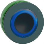 Head for illuminated push button, Harmony XB5, plastic, blue flush mounted, 30mm, universal LED, ill ZB5FW963 | 3606481340504