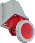 CEE-wall mounted socket 7x16A (6P+PE) 6h IP66/IP67, red 1172-6V | 9003399331497