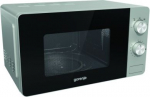 Gorenje | Microwave oven | MO17E1S | Free standing | 17 L | 700 W | Silver MO17E1S | 3838782175367