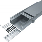 flush floor trunking with trough dry care nom. width 250 level. range 60-100mm BKW250080 | 4012002237373