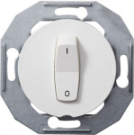 Rocker switch 2P white, Renova WDE011006 | 3606480697920
