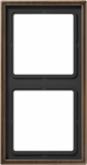 Metal 1-gang frame, antique brass, LS990 ME2982AT | 4011377099517