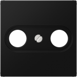 Centre plate for TV/FM socket, matt graphite, A range A561BFPLTVSWM | 4011377186071