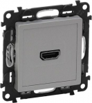 Screw-type socket HDMI 1.3 Valena Life - aluminium 753371 | 3414970475725